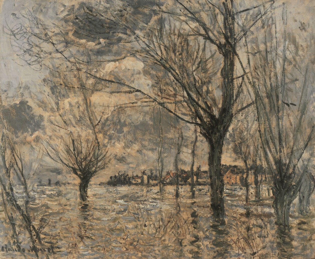 Inondation de la Seine à Vétheuil - Claude Monet
