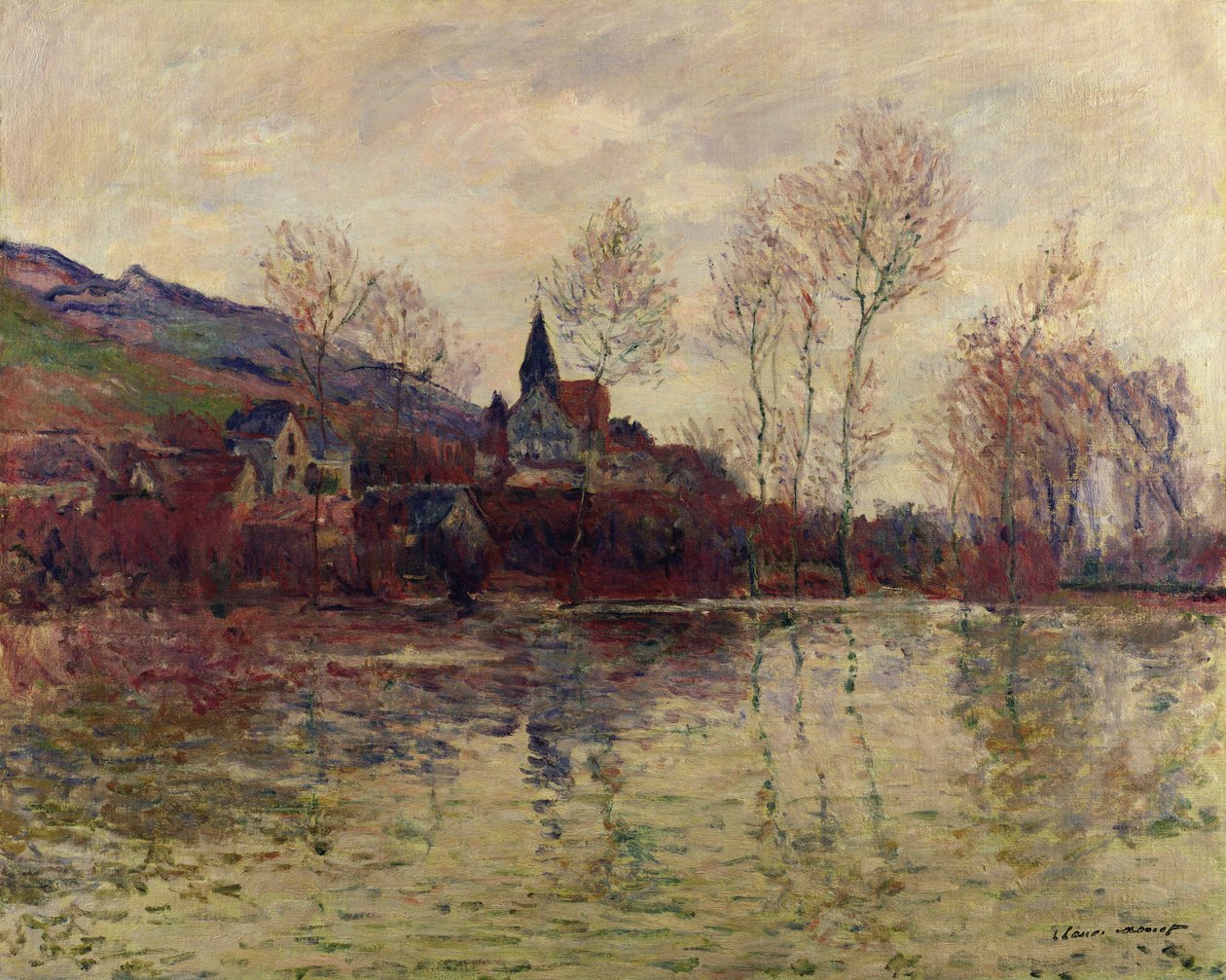Inondations à Giverny, 1886 - Claude Monet