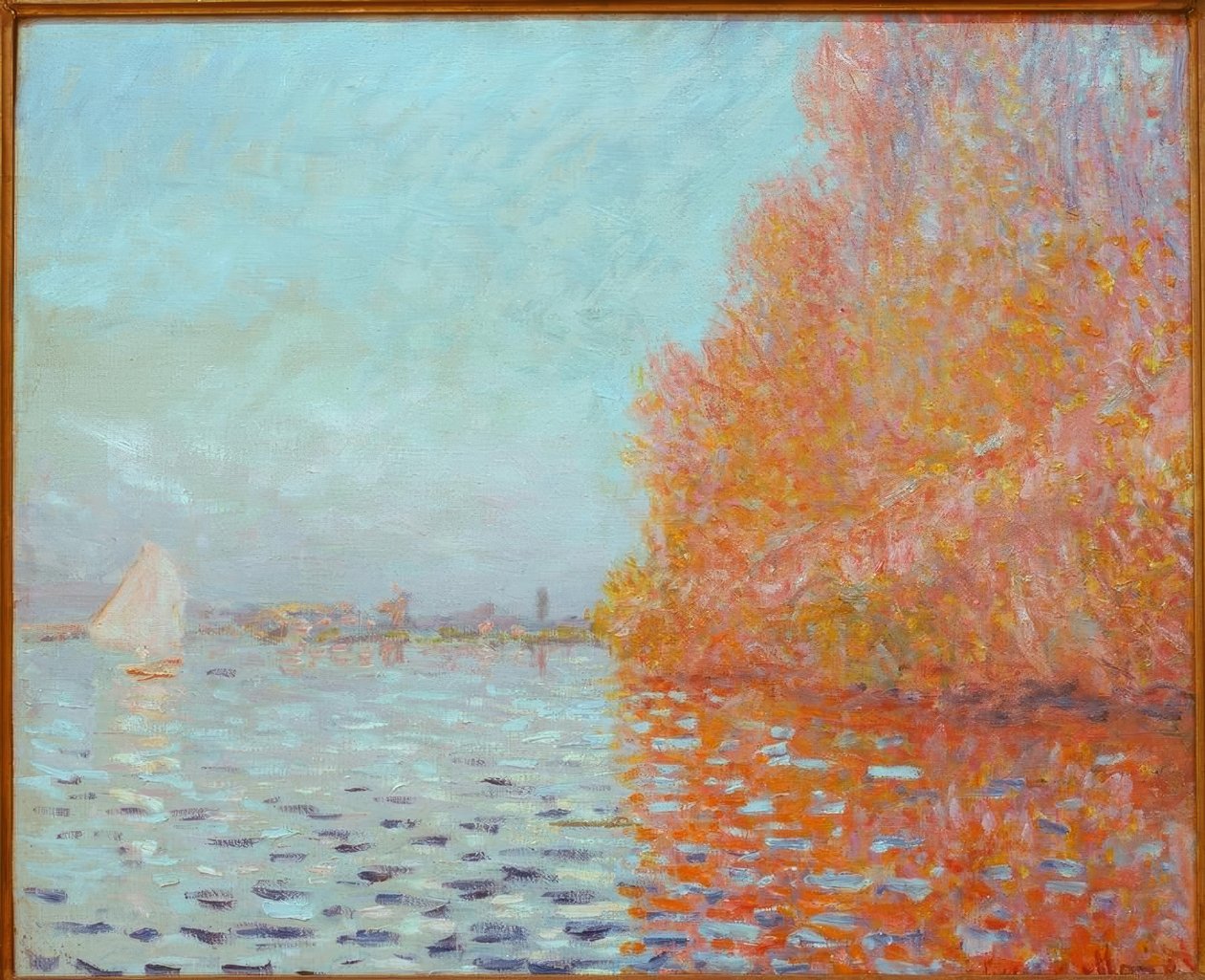 Paysage fluvial, automne - Claude Monet