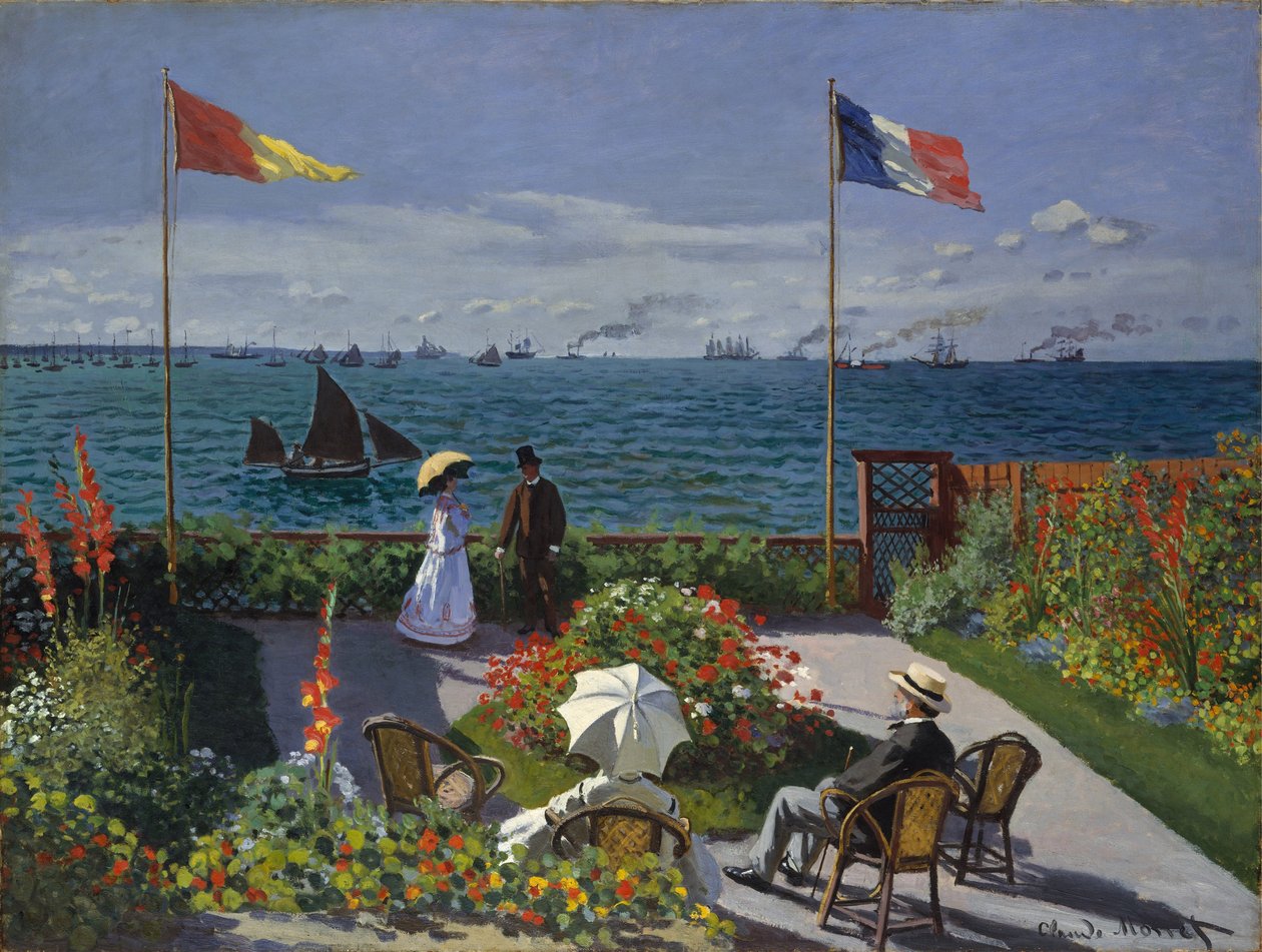 Jardin à Sainte-Adresse - Claude Monet