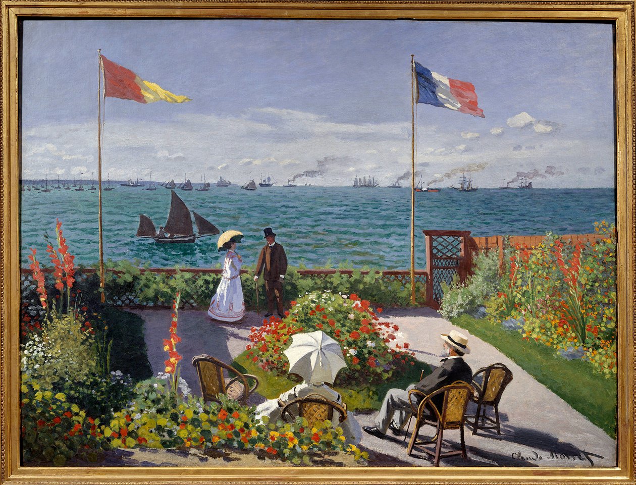 Jardin à Sainte-Adresse - Claude Monet