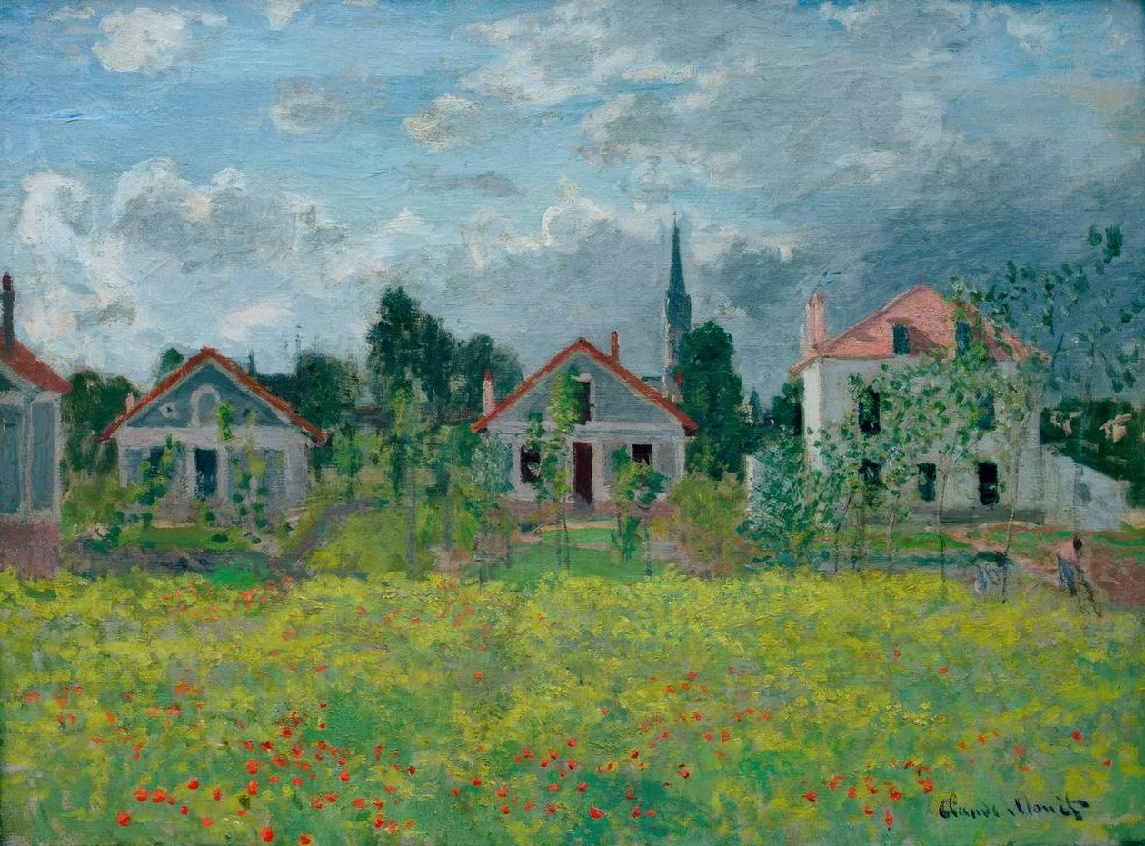 Maisons à Argenteuil - Claude Monet