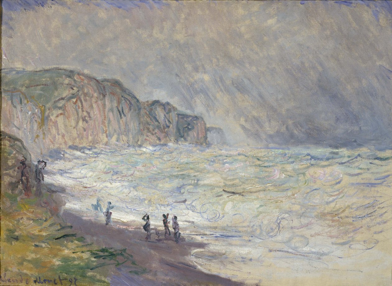 Mer agitée à Pourville, 1897 - Claude Monet