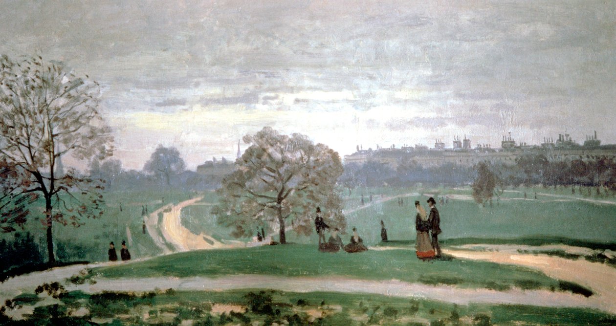 Hyde Park, Londres, 1871 - Claude Monet