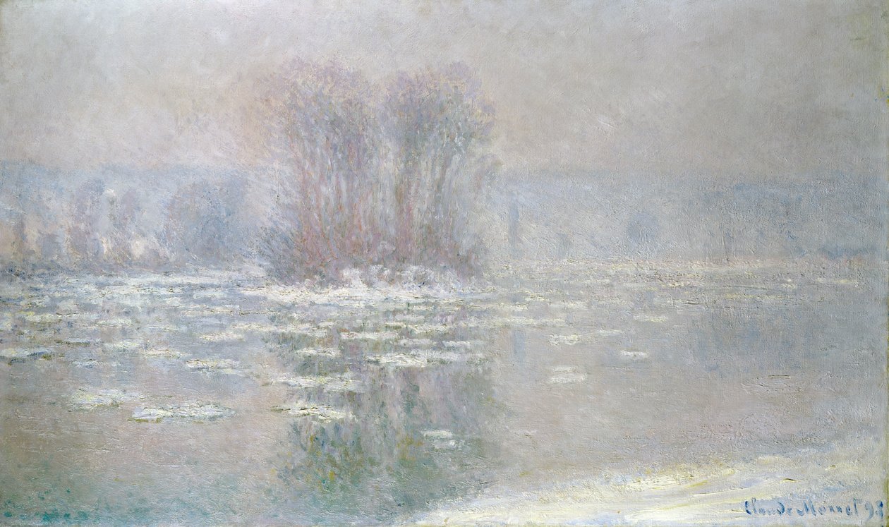 Glace à Bennecourt, 1898 - Claude Monet