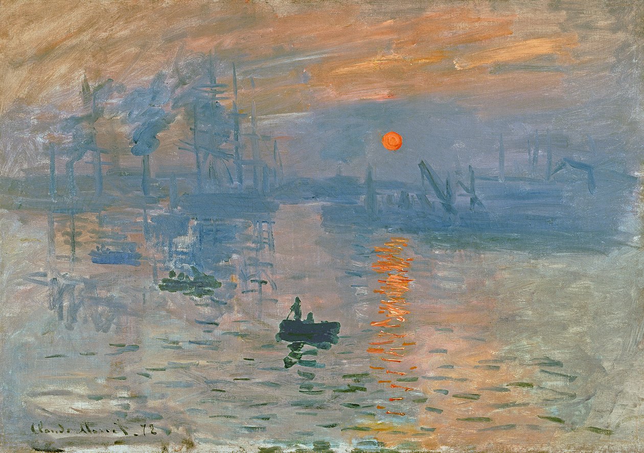 Impression, soleil levant, 1872 - Claude Monet