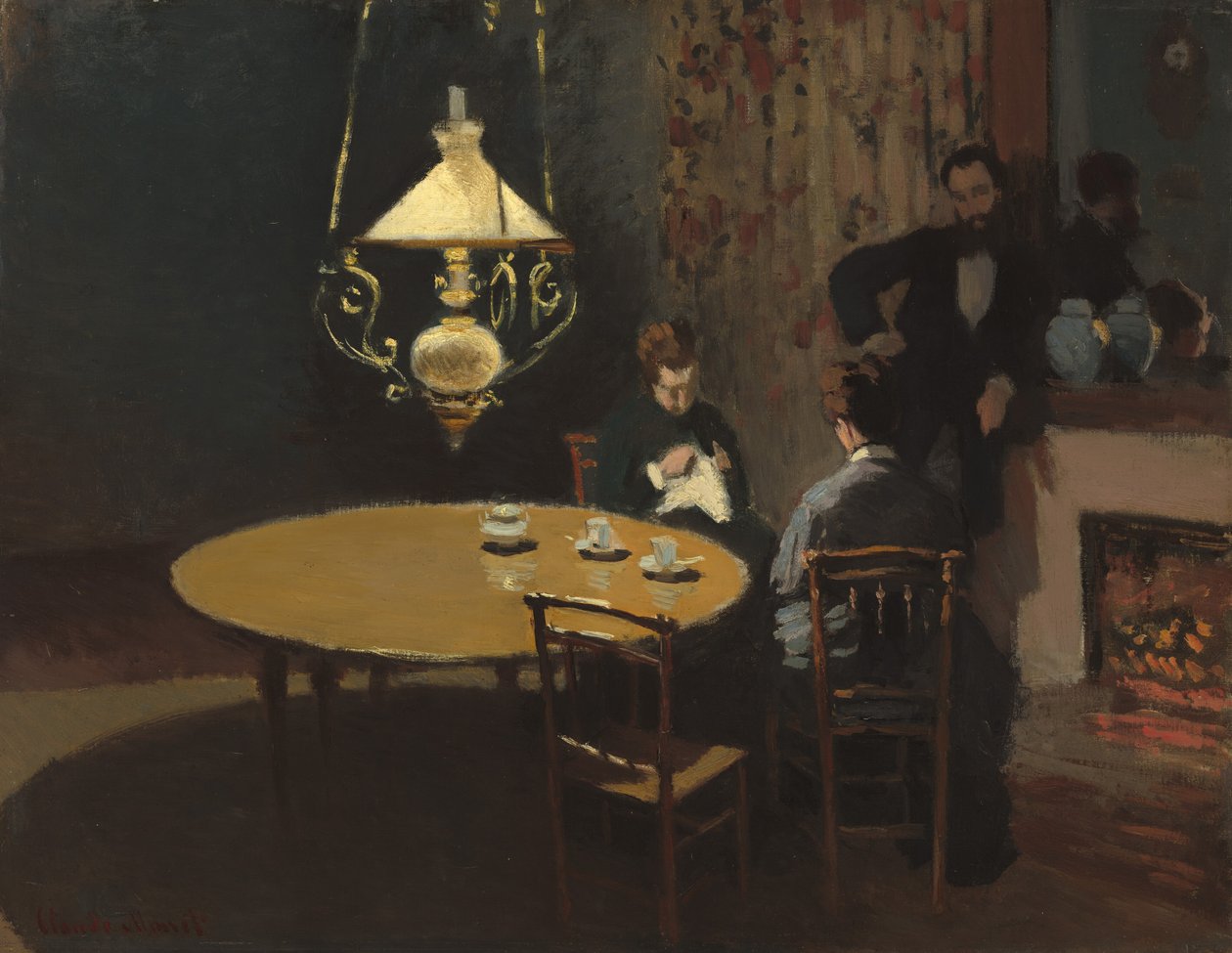 Intérieur, après le dîner - Claude Monet