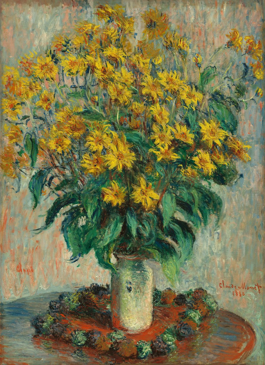 Fleurs de topinambour - Claude Monet