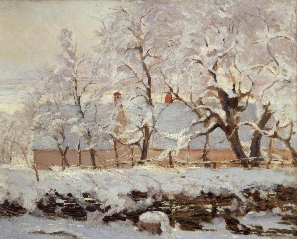 La pie - Claude Monet