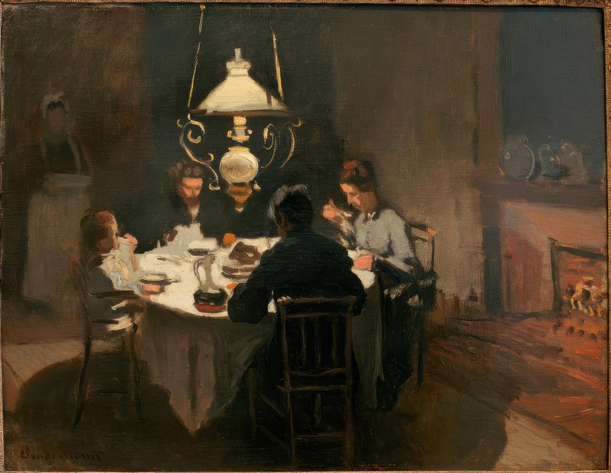 Le Dîner - Claude Monet