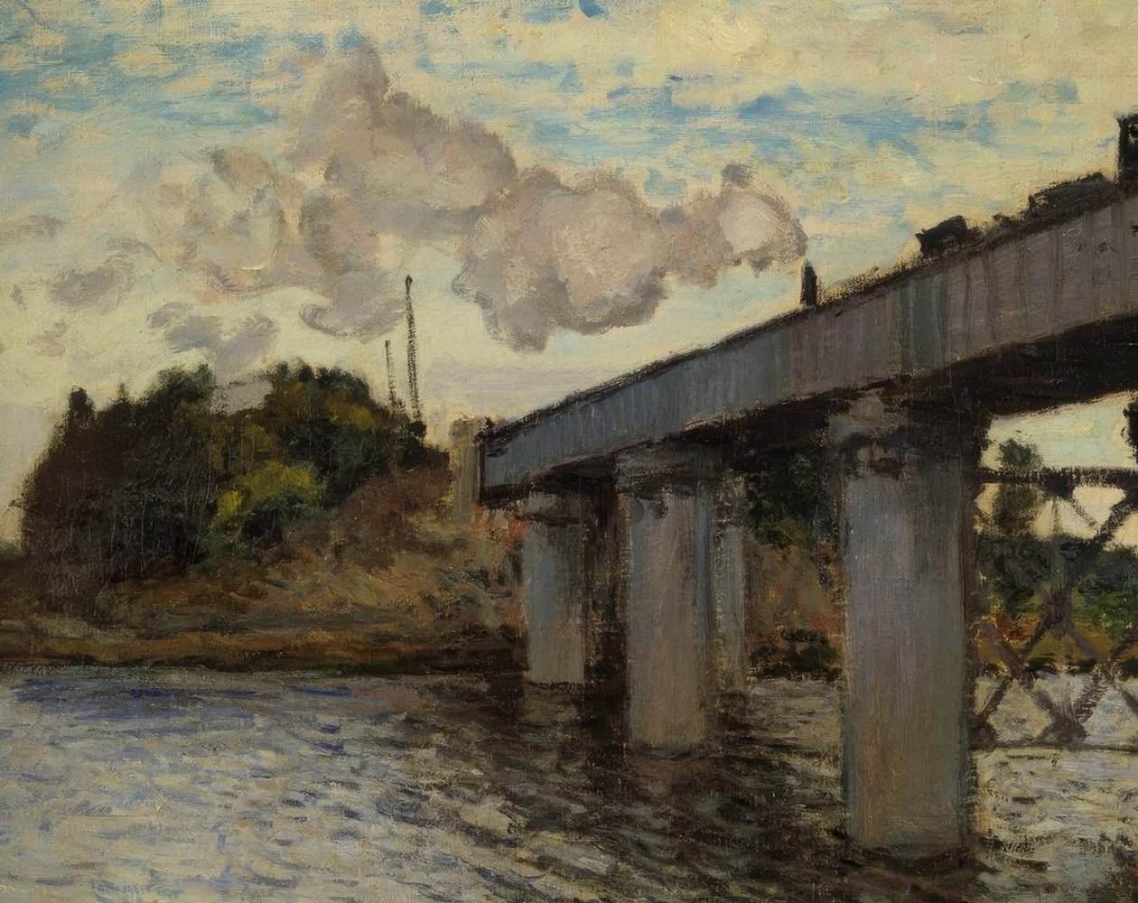 Le Pont du chemin de fer à Argenteuil - Claude Monet