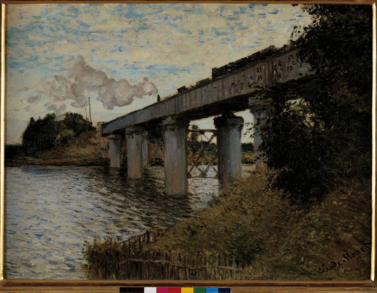 Le Pont du chemin de fer à Argenteuil - Claude Monet