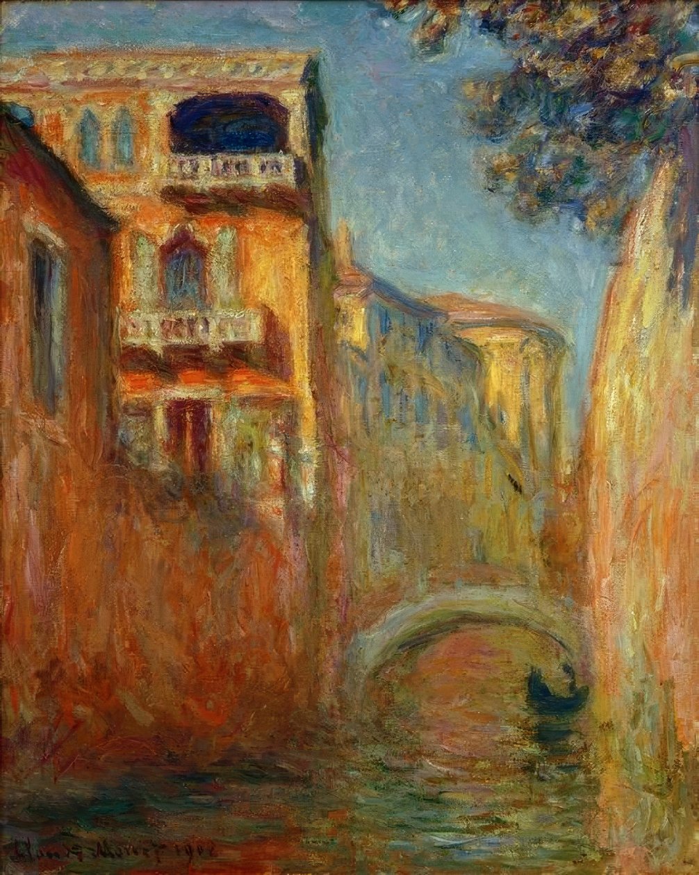 Le rio de la Salute - Claude Monet