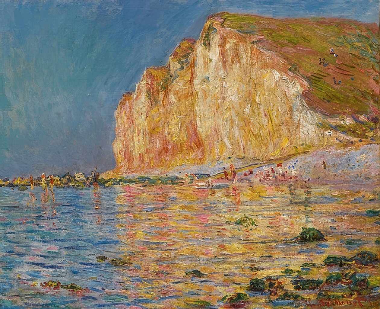 Les Petites-Dalles à marée basse. 1884 - Claude Monet