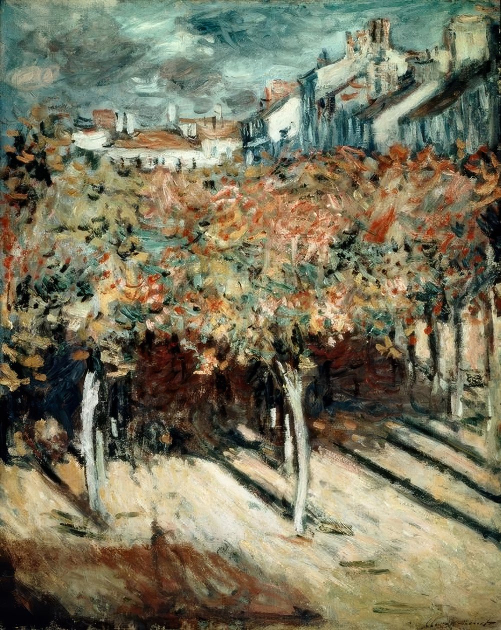 Les tilleuls à Poissy - Claude Monet