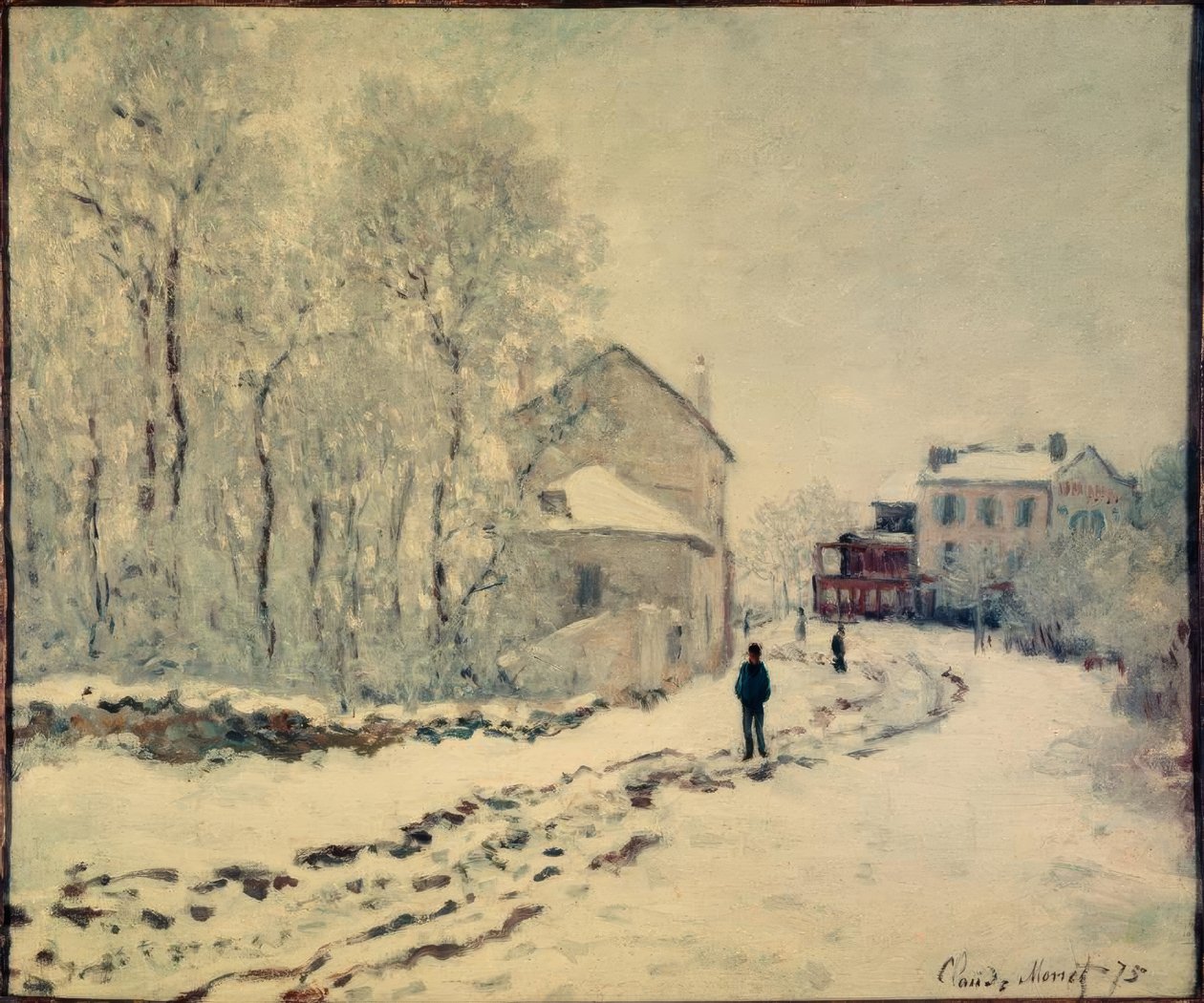 Neige à Argenteuil - Claude Monet