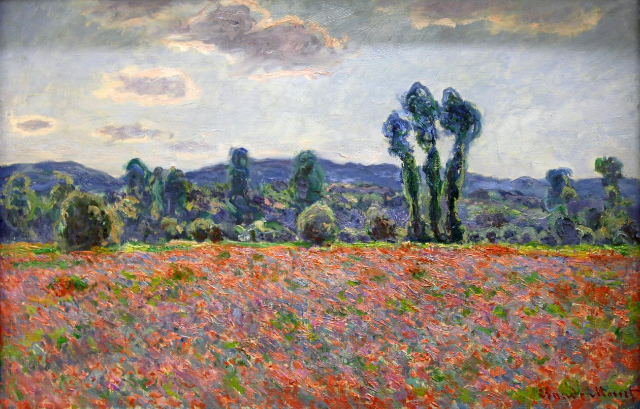 Champ de coquelicots - Claude Monet