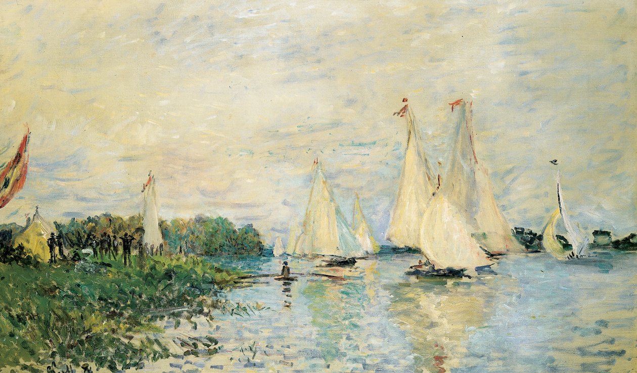 Régate à Argenteuil, 1874 - Claude Monet