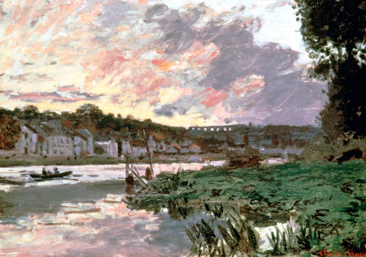 La Seine à Bougival, vers 1870 - Claude Monet