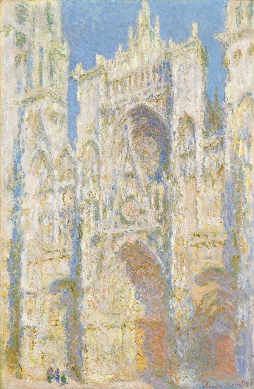 Cathédrale de Rouen, Façade Ouest, Lumière du soleil - Claude Monet
