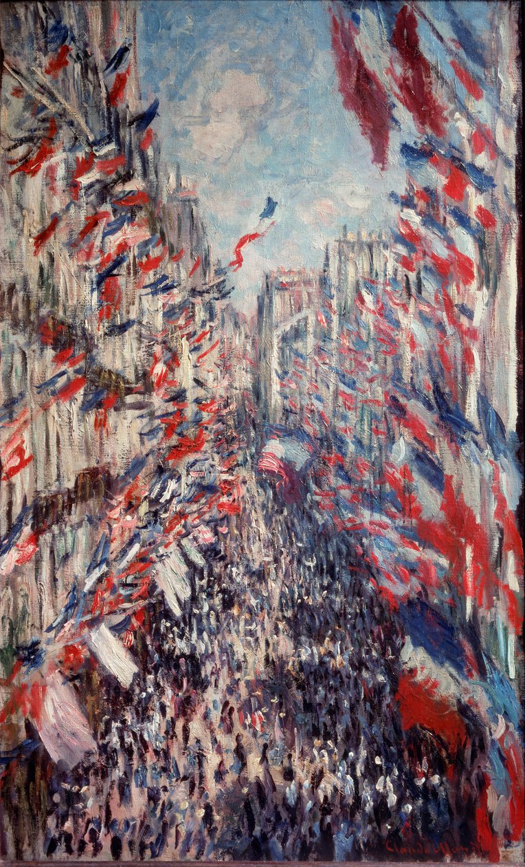 Rue Montorgueil à Paris - Claude Monet
