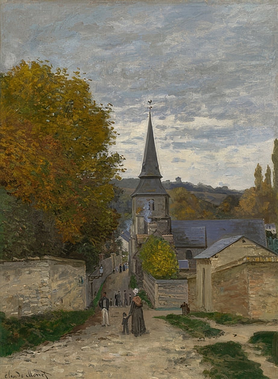 Rue à Sainte-Adresse. 1867 - Claude Monet