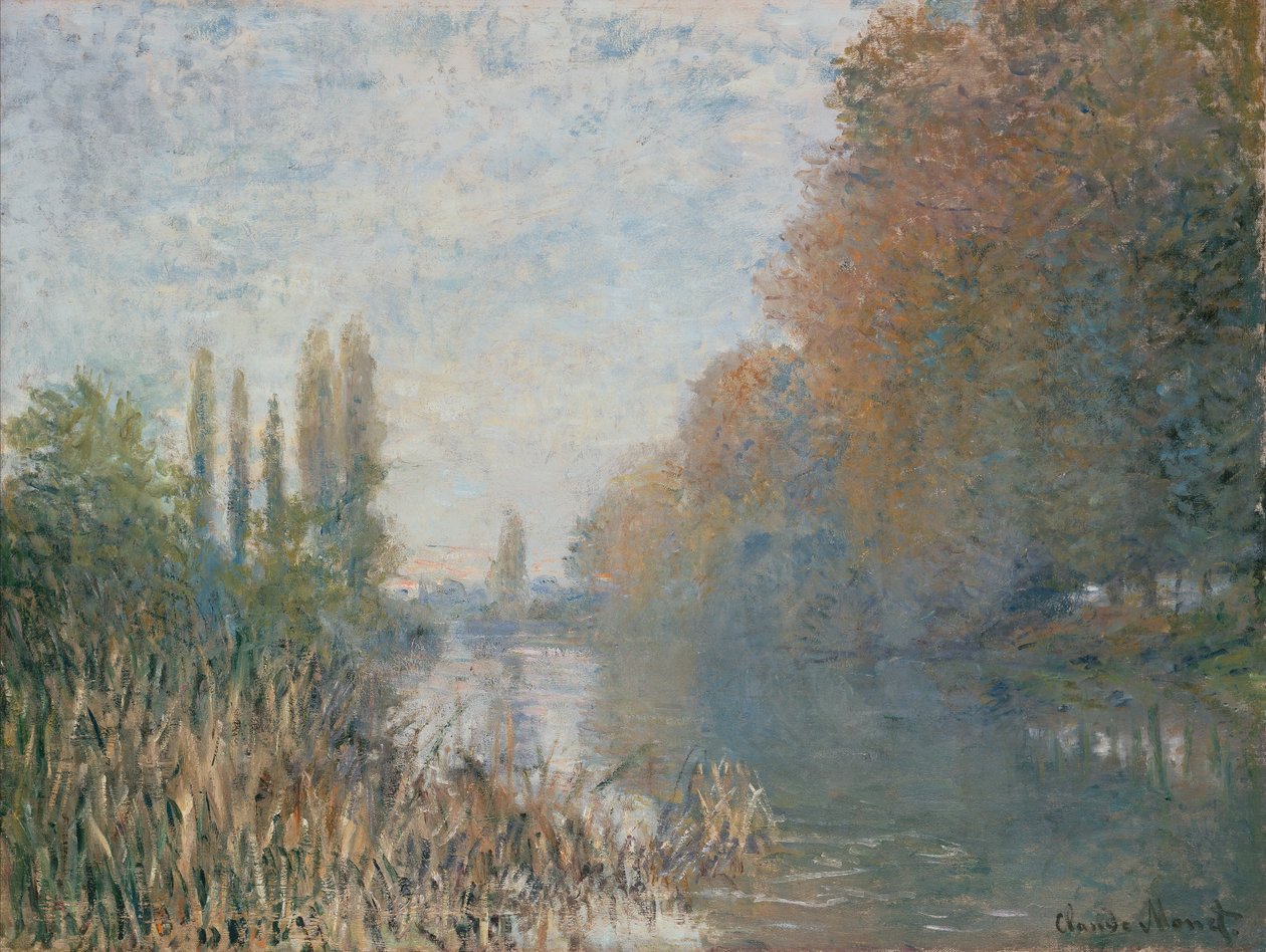 Les berges de la Seine en automne - Claude Monet