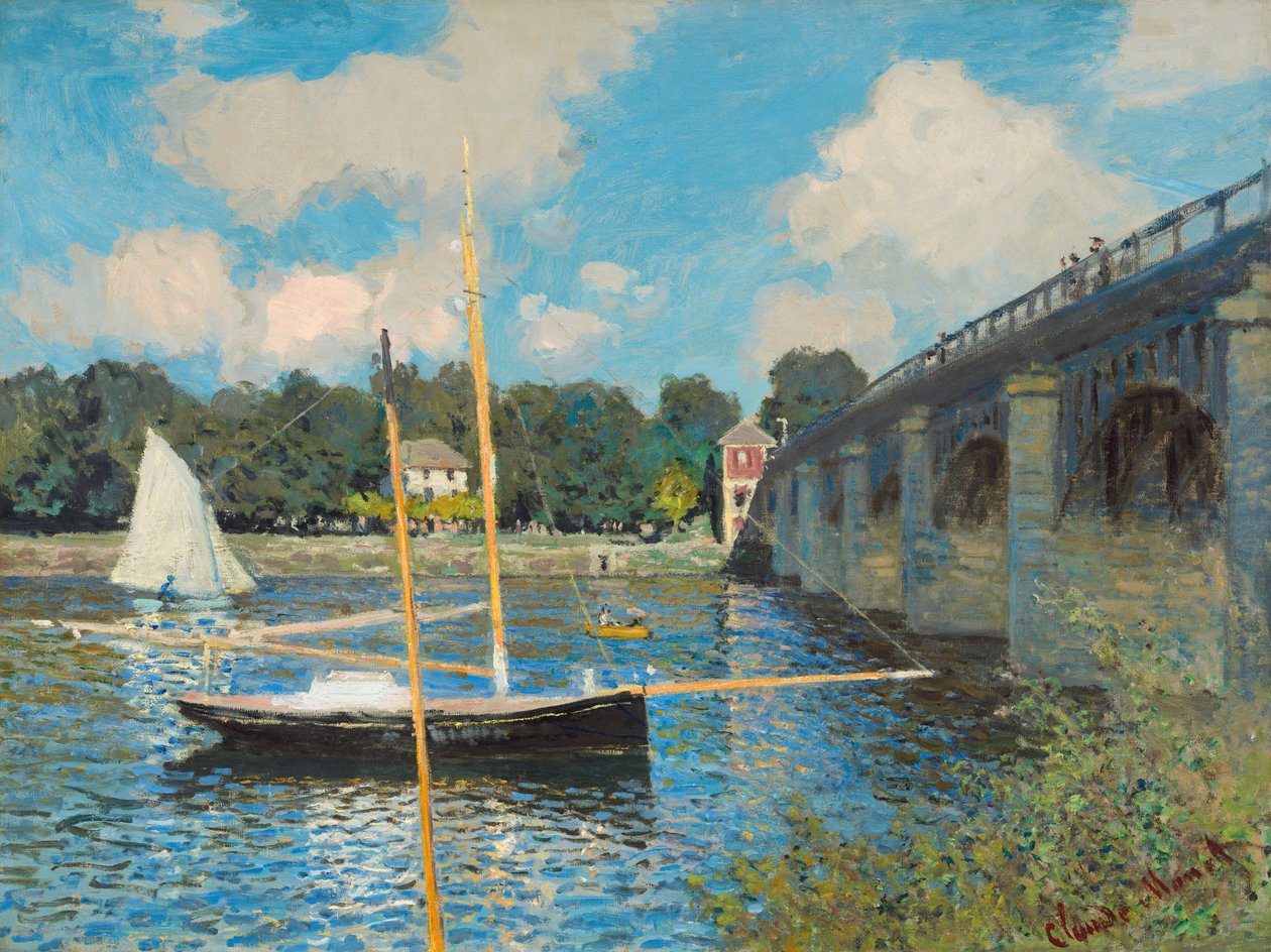 Le Pont à Argenteuil - Claude Monet