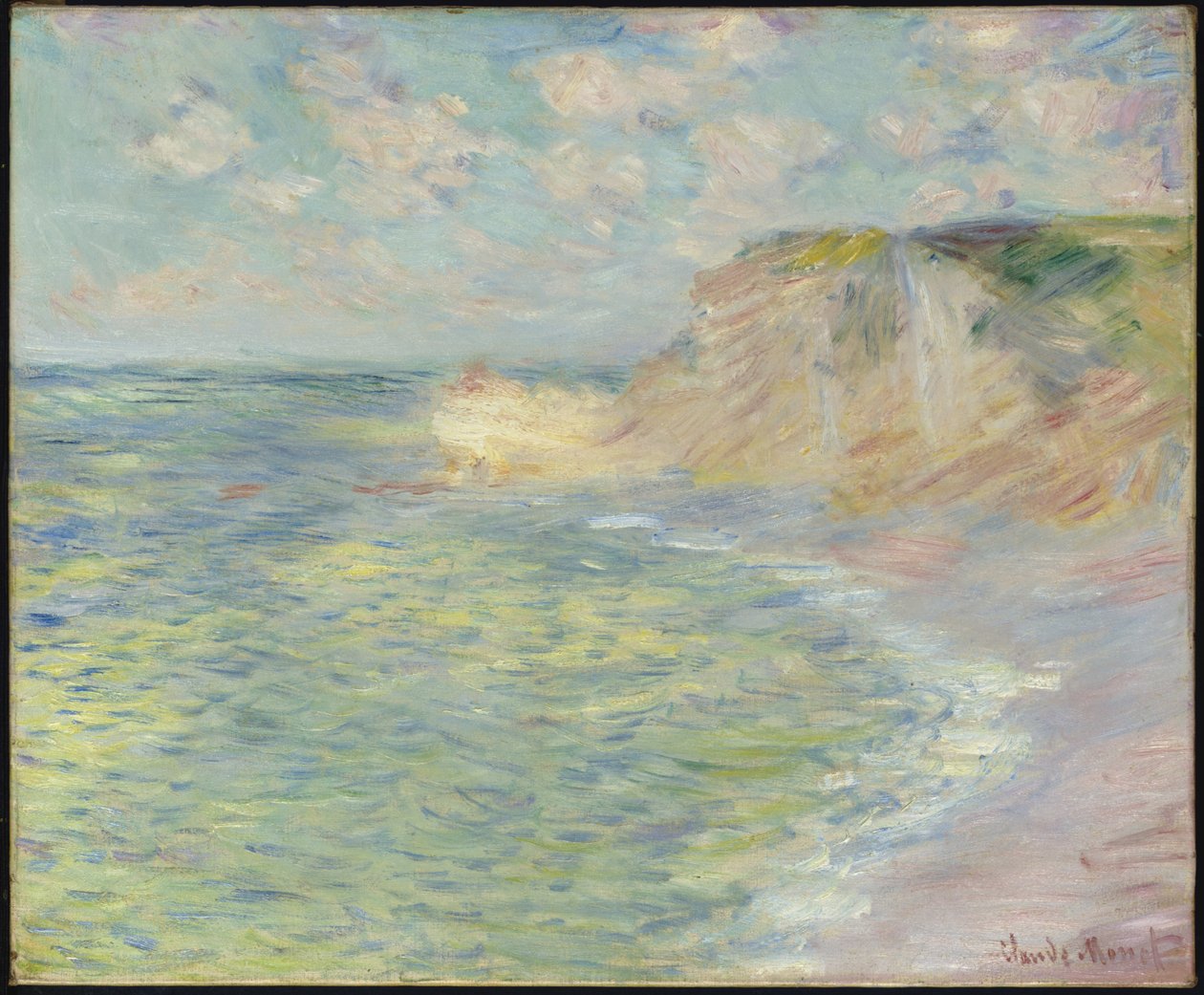 La falaise au-dessus, 1885 - Claude Monet