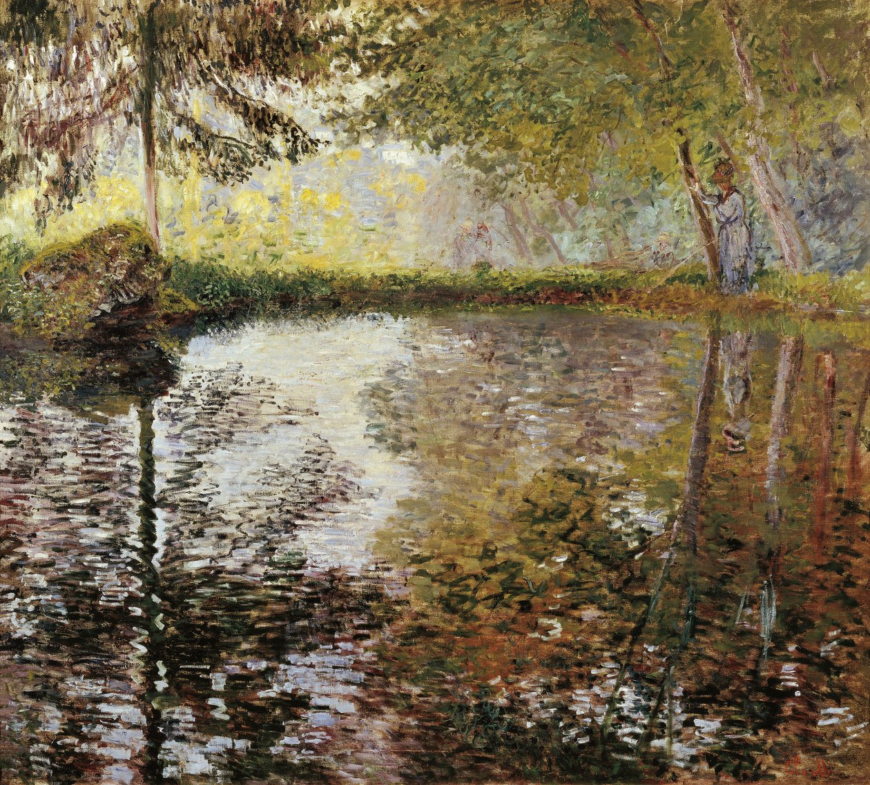 Le lac à Montgeron, France - Claude Monet