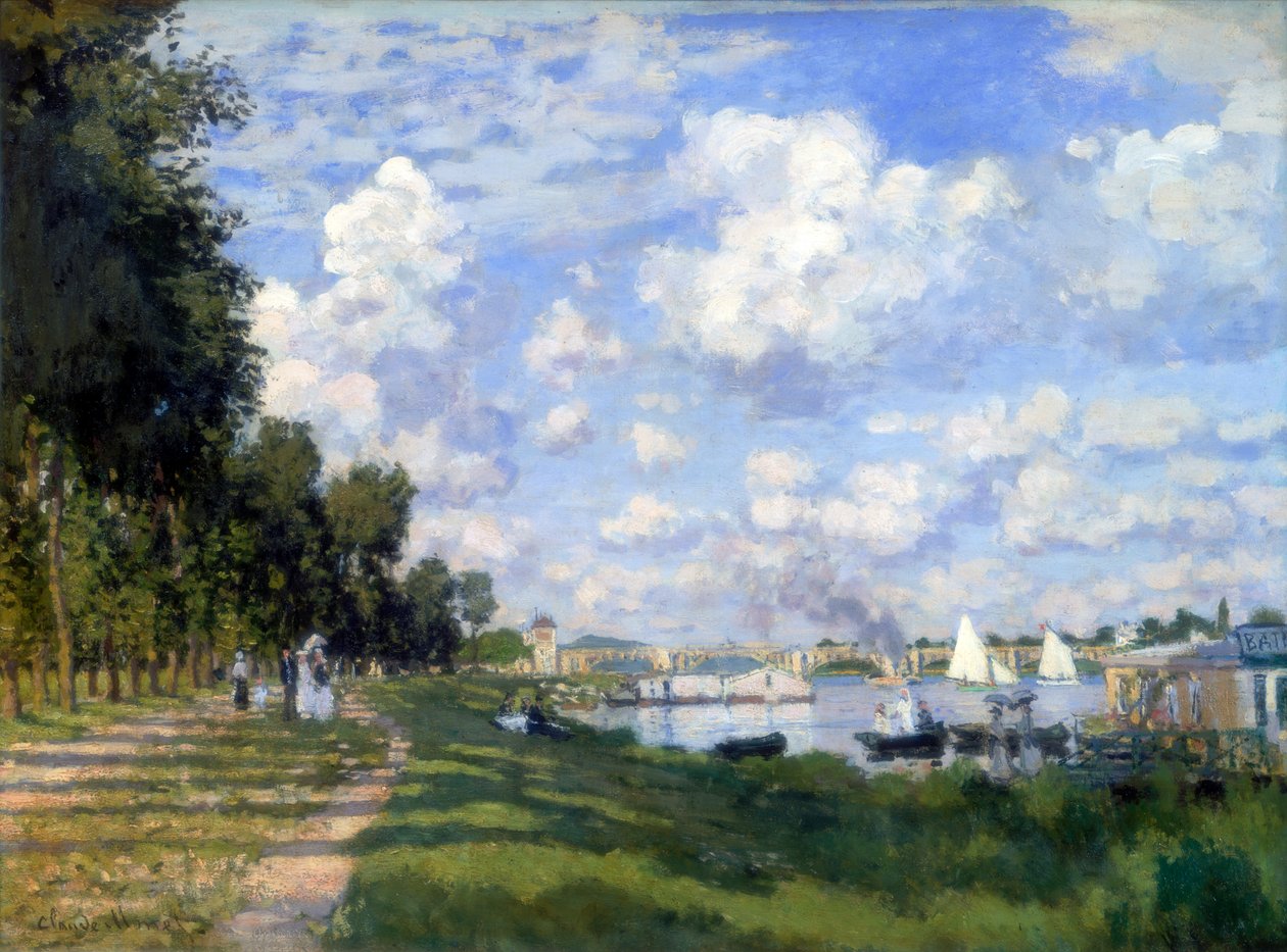 La Marina à Argenteuil, 1872 - Claude Monet