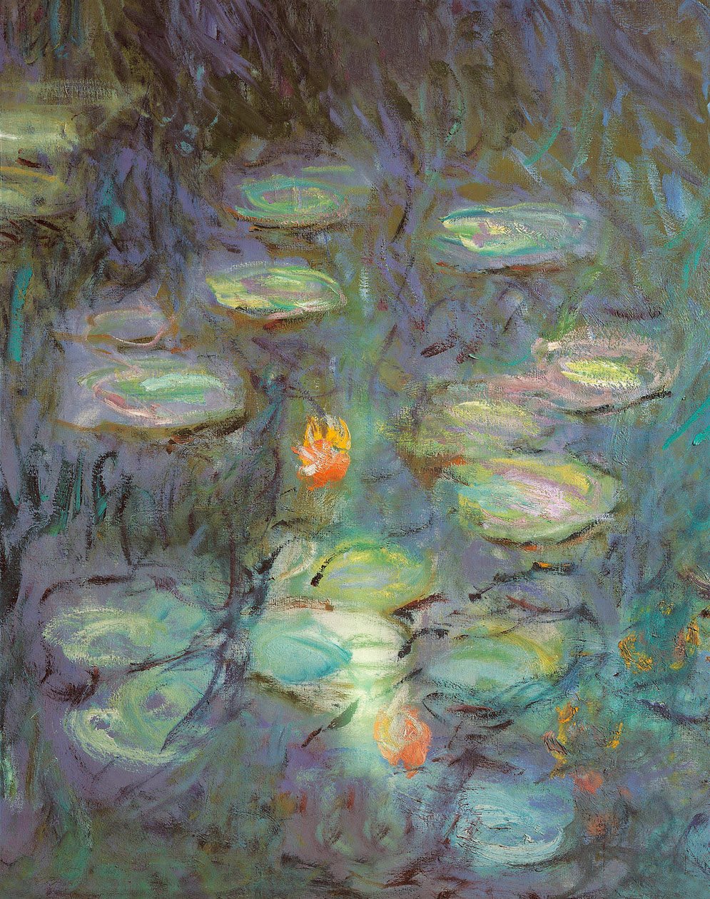 Les Nymphéas : Matin (détail) - Claude Monet