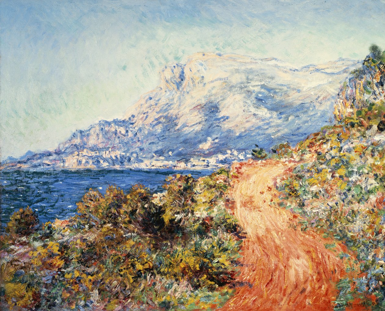 La Route Rouge près de Menton, 1884 - Claude Monet