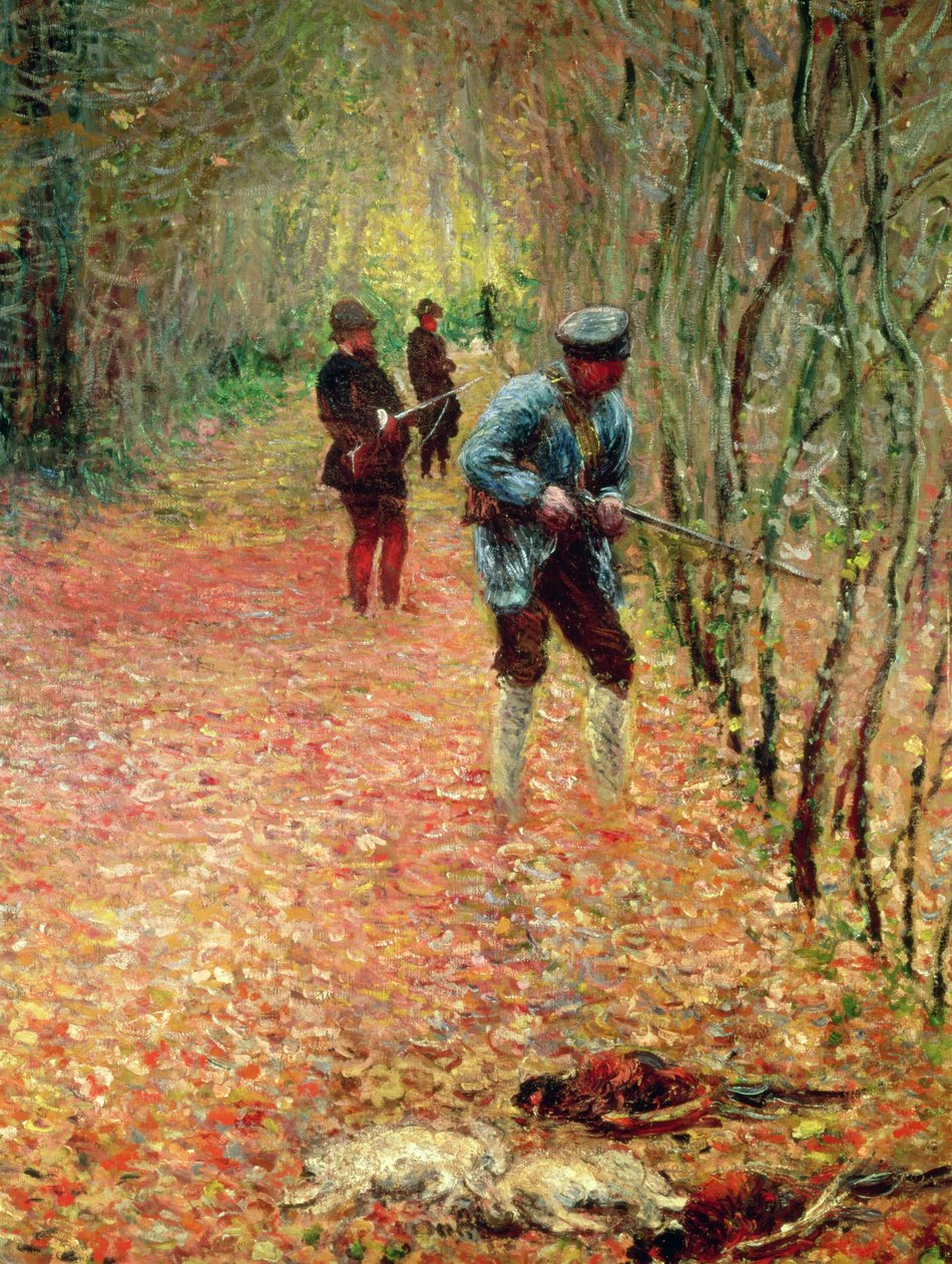 La Chasse (détail) - Claude Monet