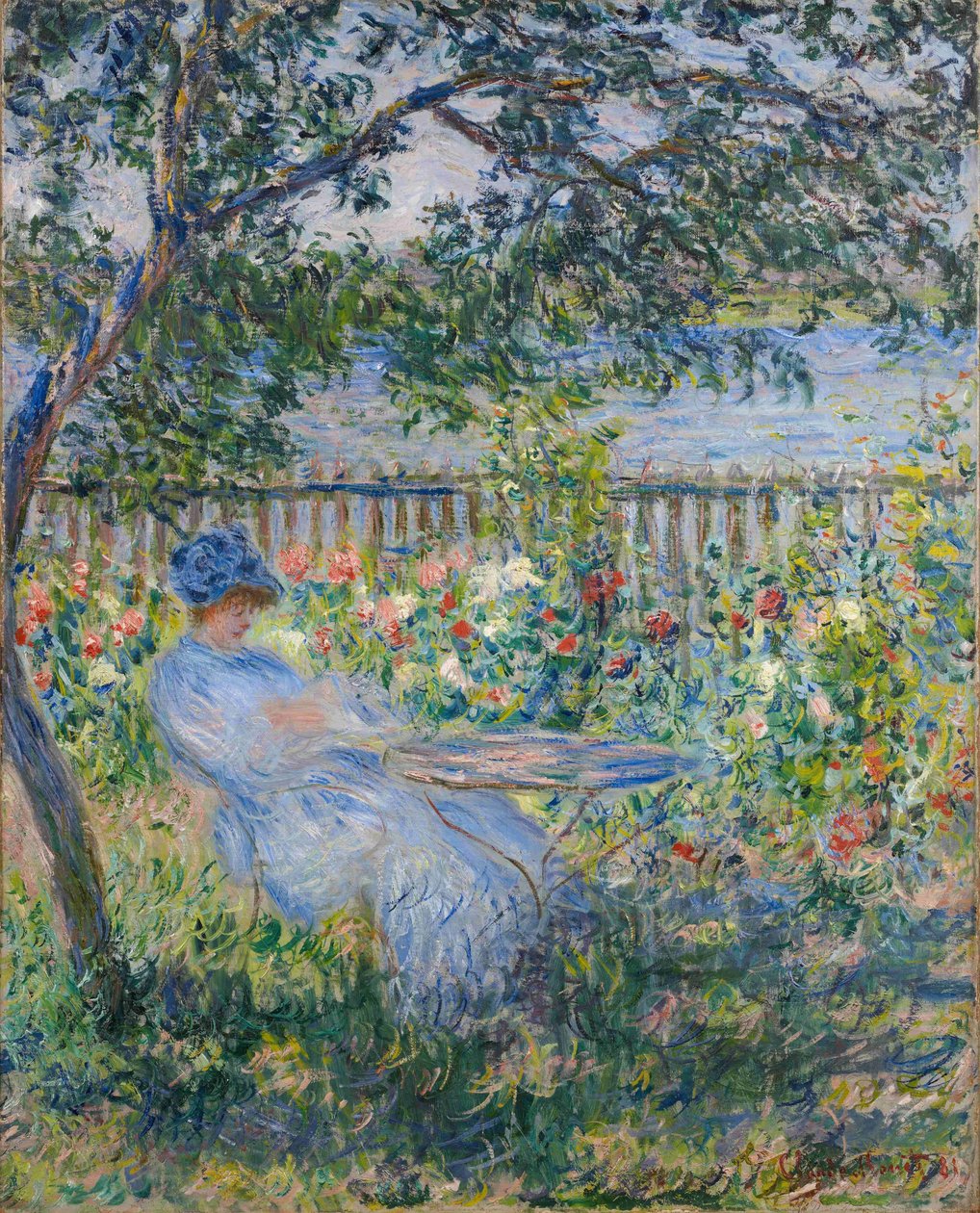 La Terrasse à Vétheuil - Claude Monet