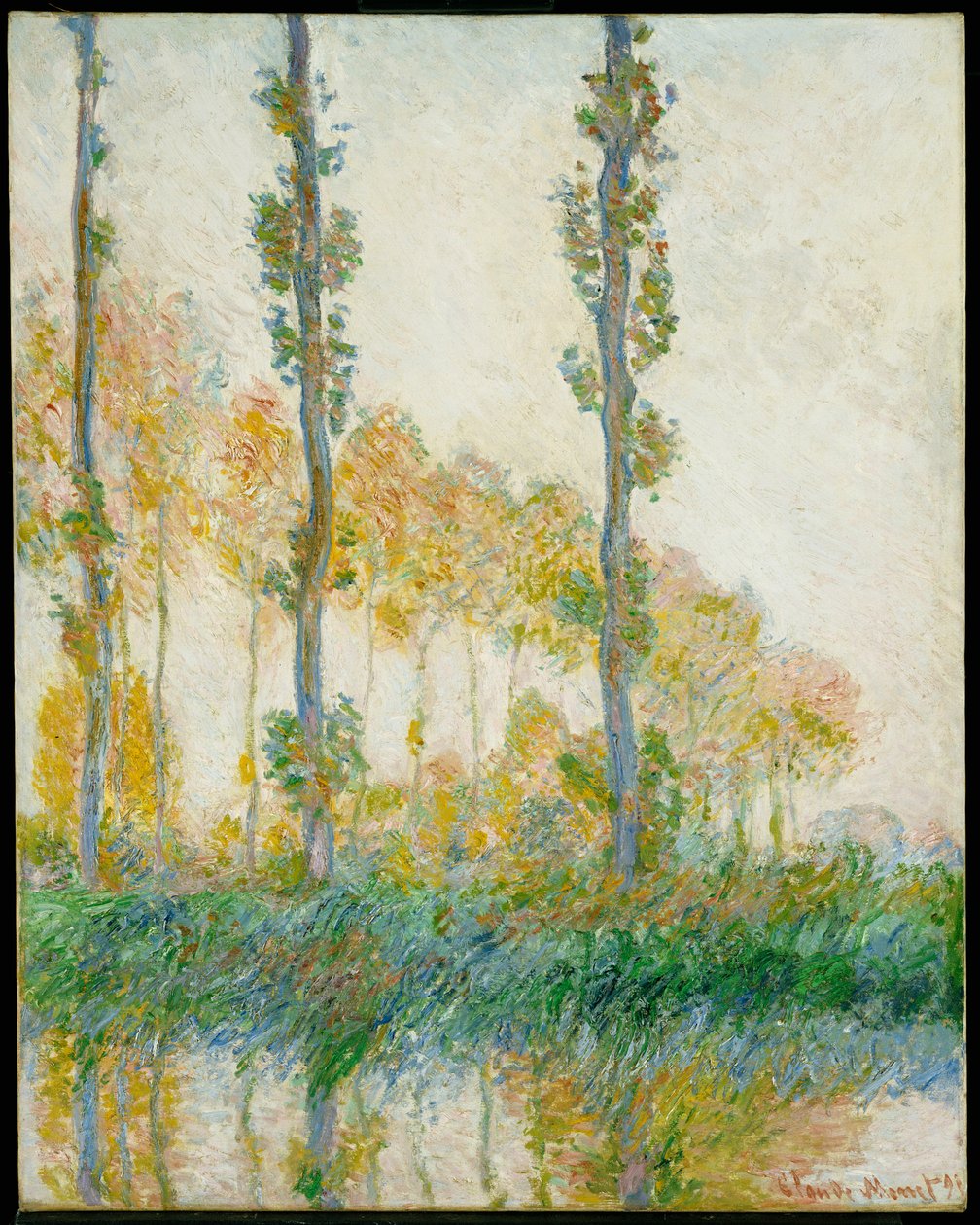 Les trois arbres, automne, 1891 - Claude Monet