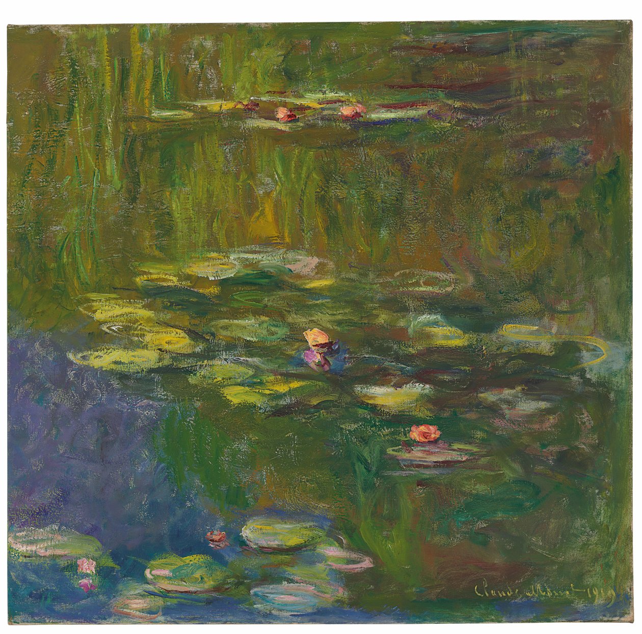 Le Bassin aux nymphéas, 1919 - Claude Monet