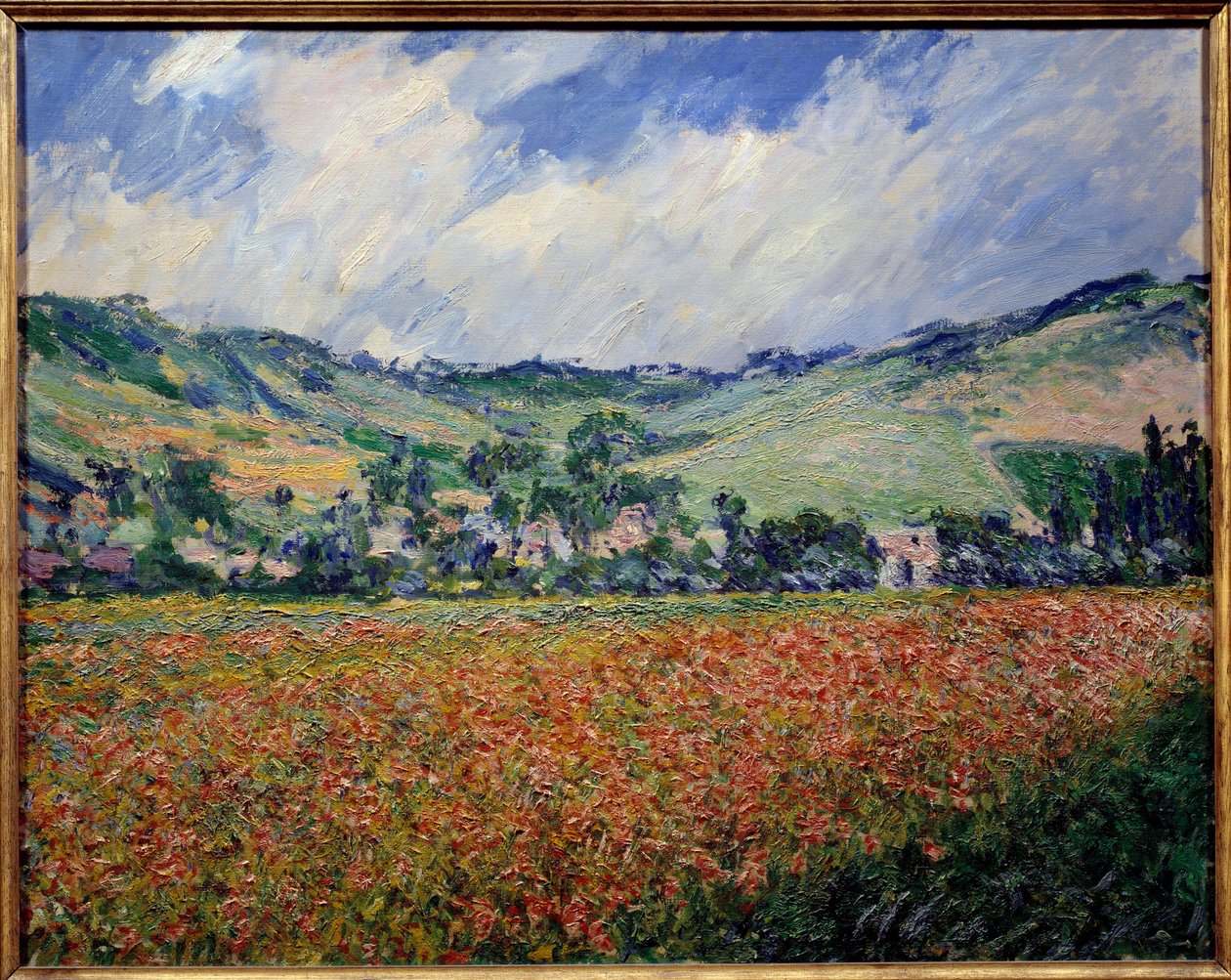 Le champ de coquelicots - Claude Monet