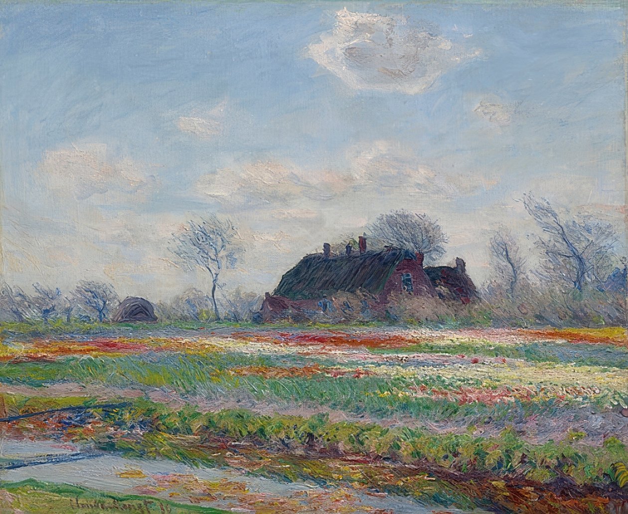 Champs de tulipes à Sassenheim - Claude Monet