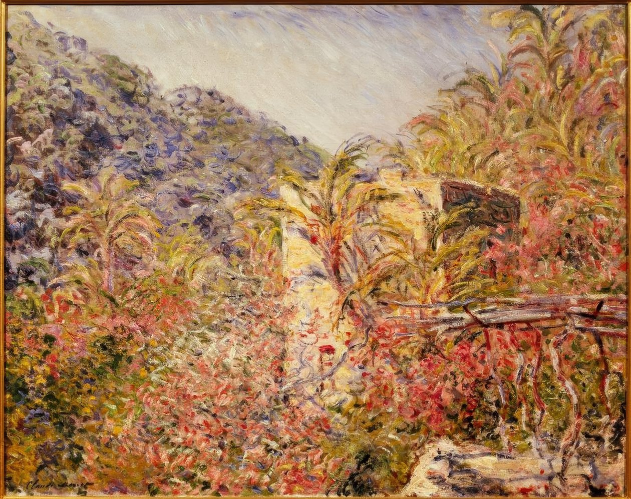 Vallée de Sasso, effet de soleil - Claude Monet