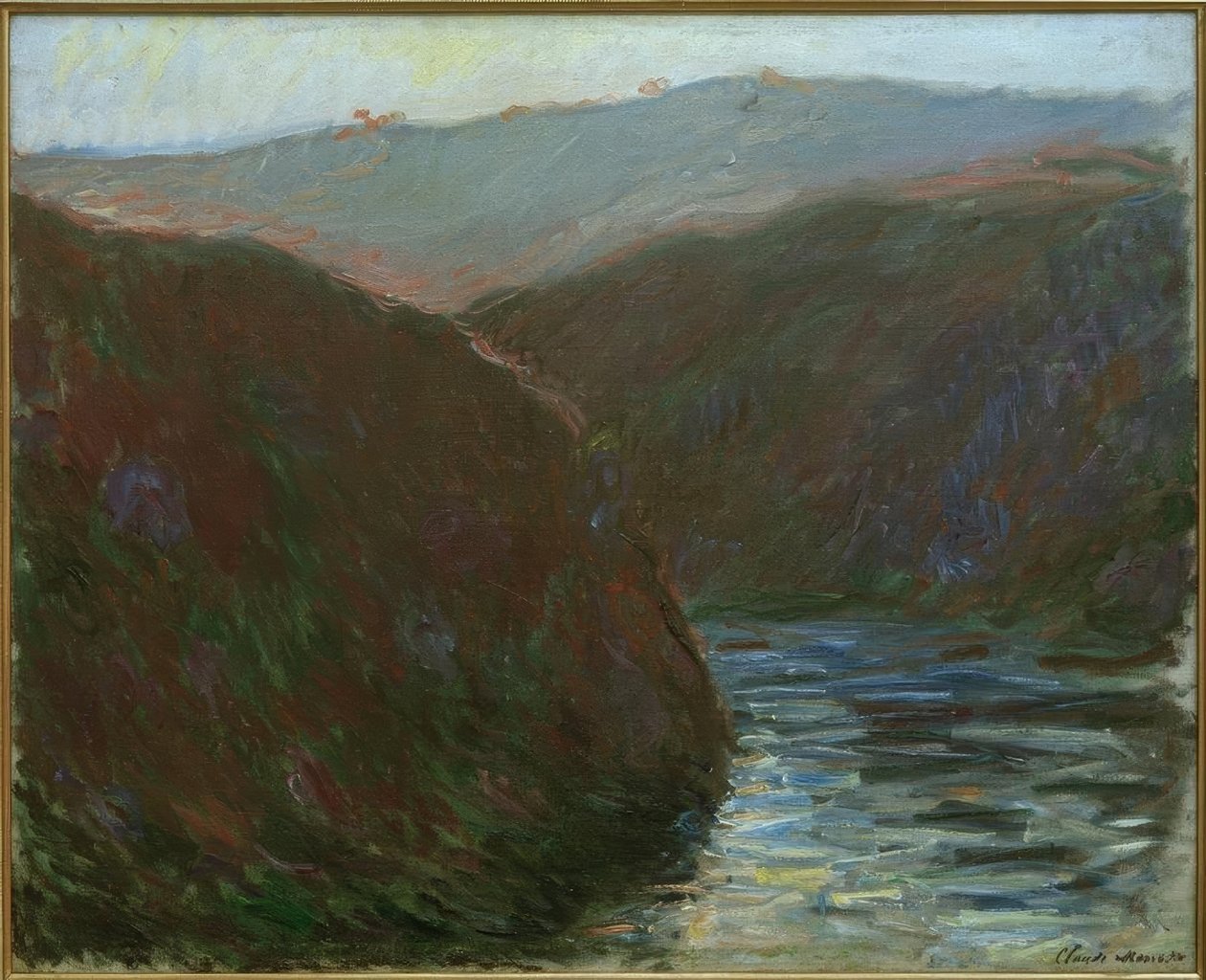 Vallée de la Creuse, effet du soir - Claude Monet