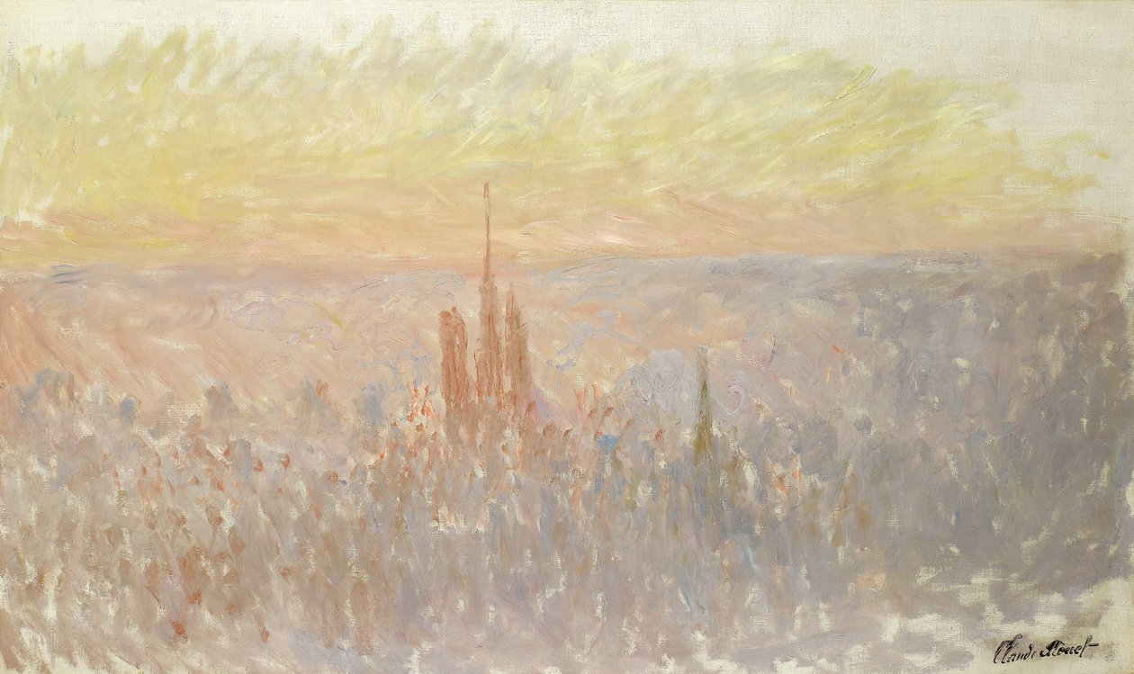 Vue de Rouen - Claude Monet