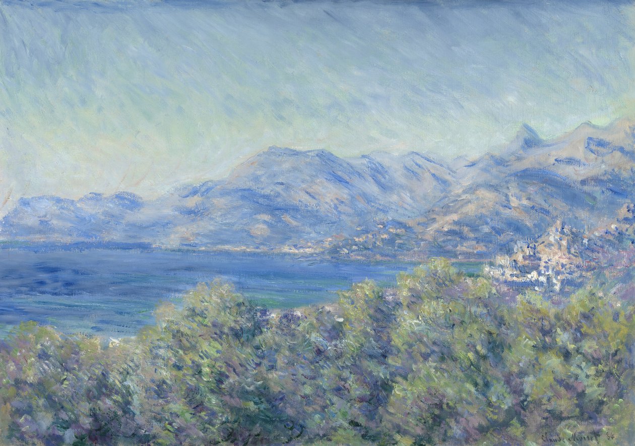 Vue de Vintimille - Claude Monet