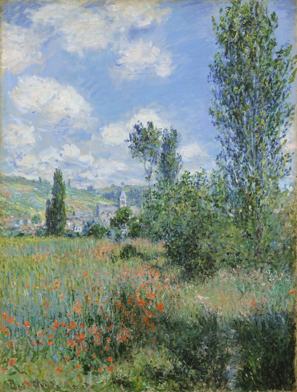 Vue de Vétheuil - Claude Monet