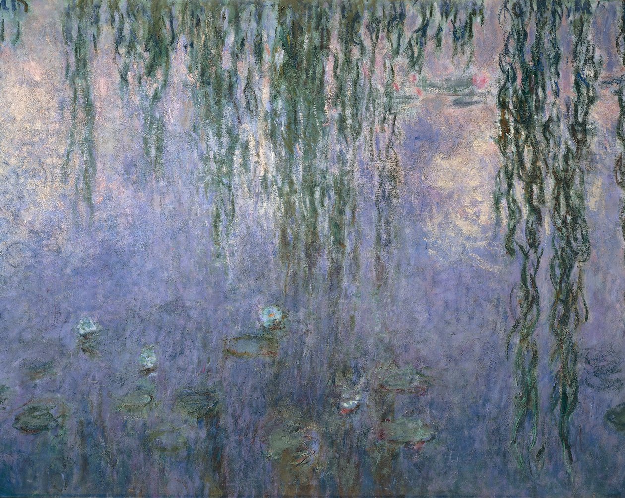 Nymphéas, par Claude Monet, (détail) - Claude Monet