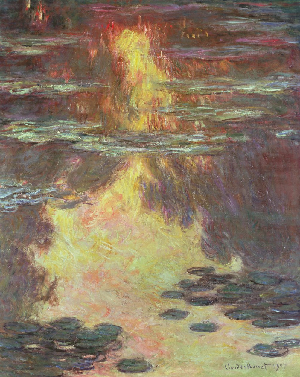 Nénuphars, 1907 - Claude Monet