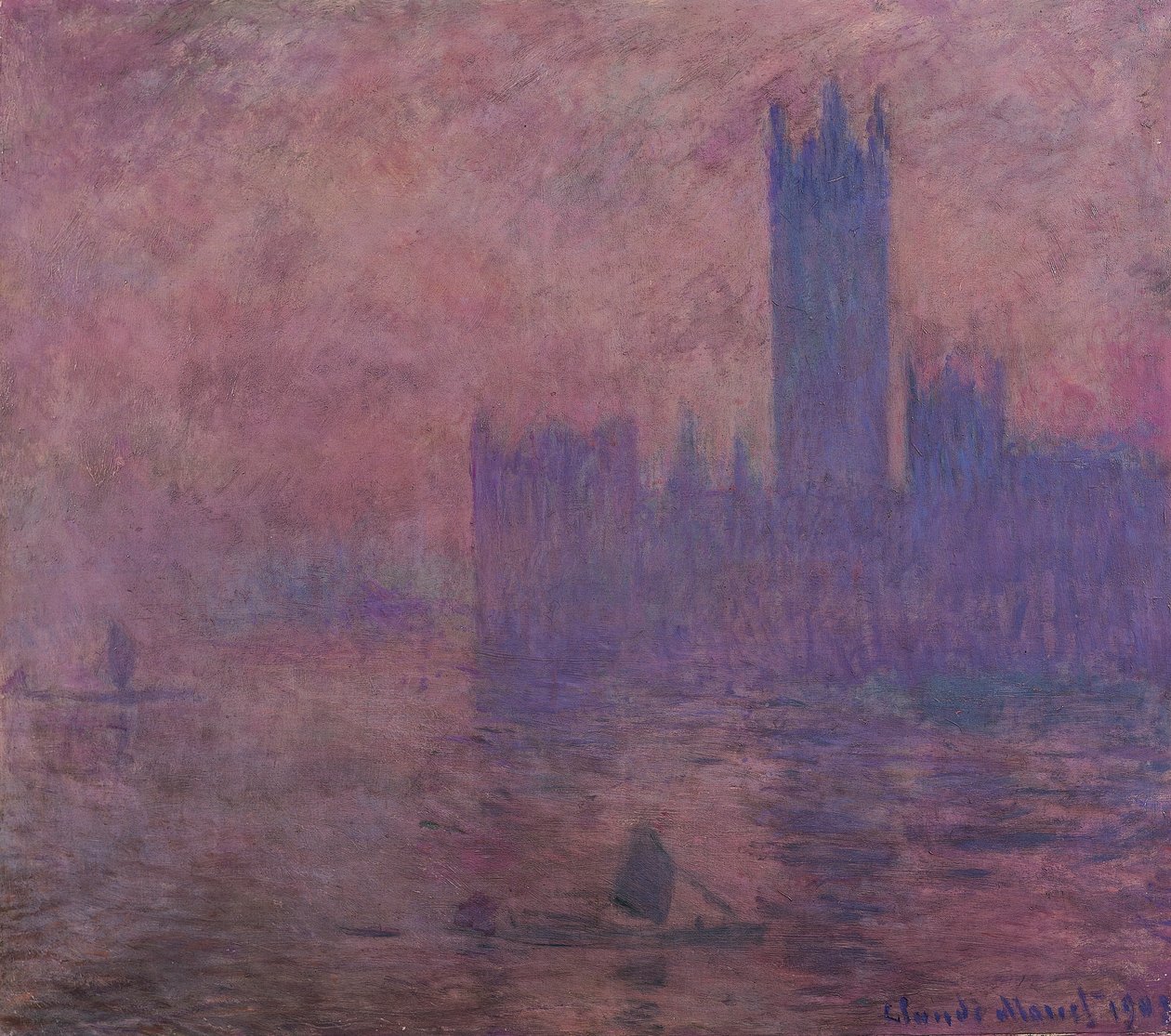 Tour de Westminster - Claude Monet
