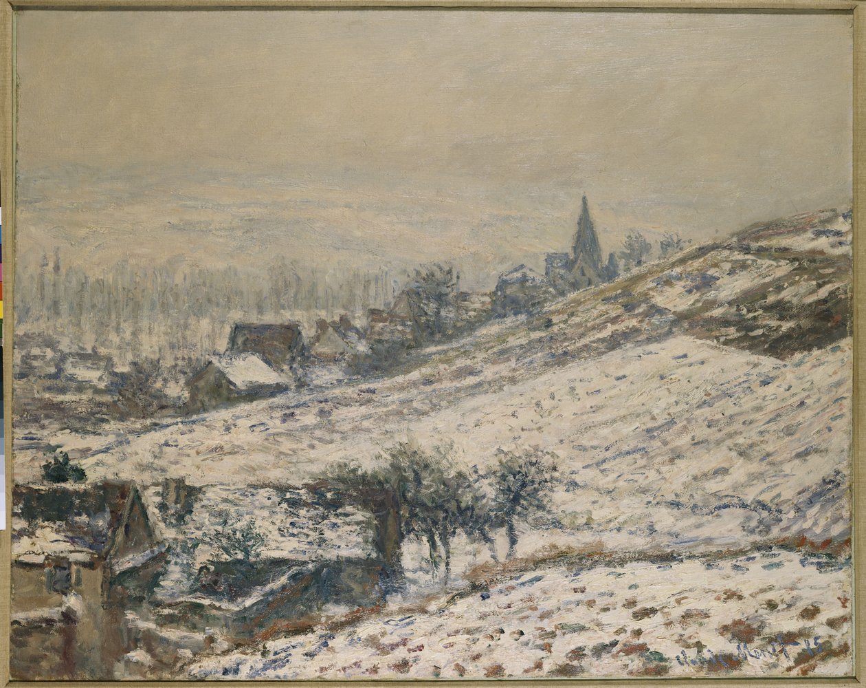 Hiver à Giverny, 1885 - Claude Monet