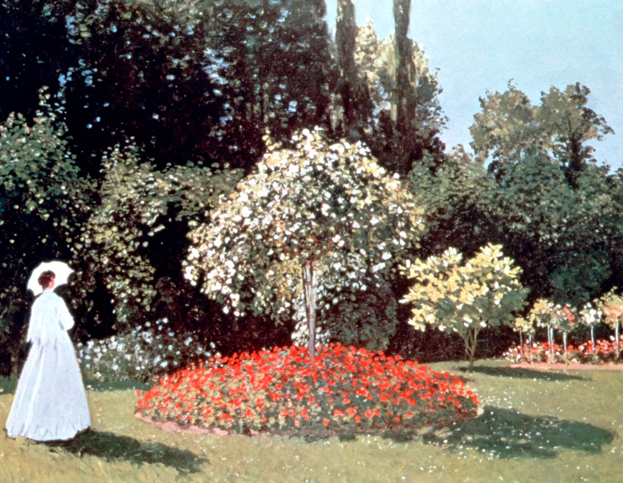 Femme dans le jardin, Sainte-Adresse, 1867 - Claude Monet