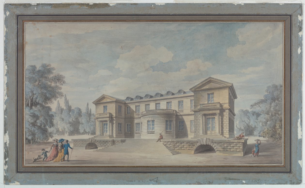 Conception pour une villa de campagne - Claude Nicolas Ledoux